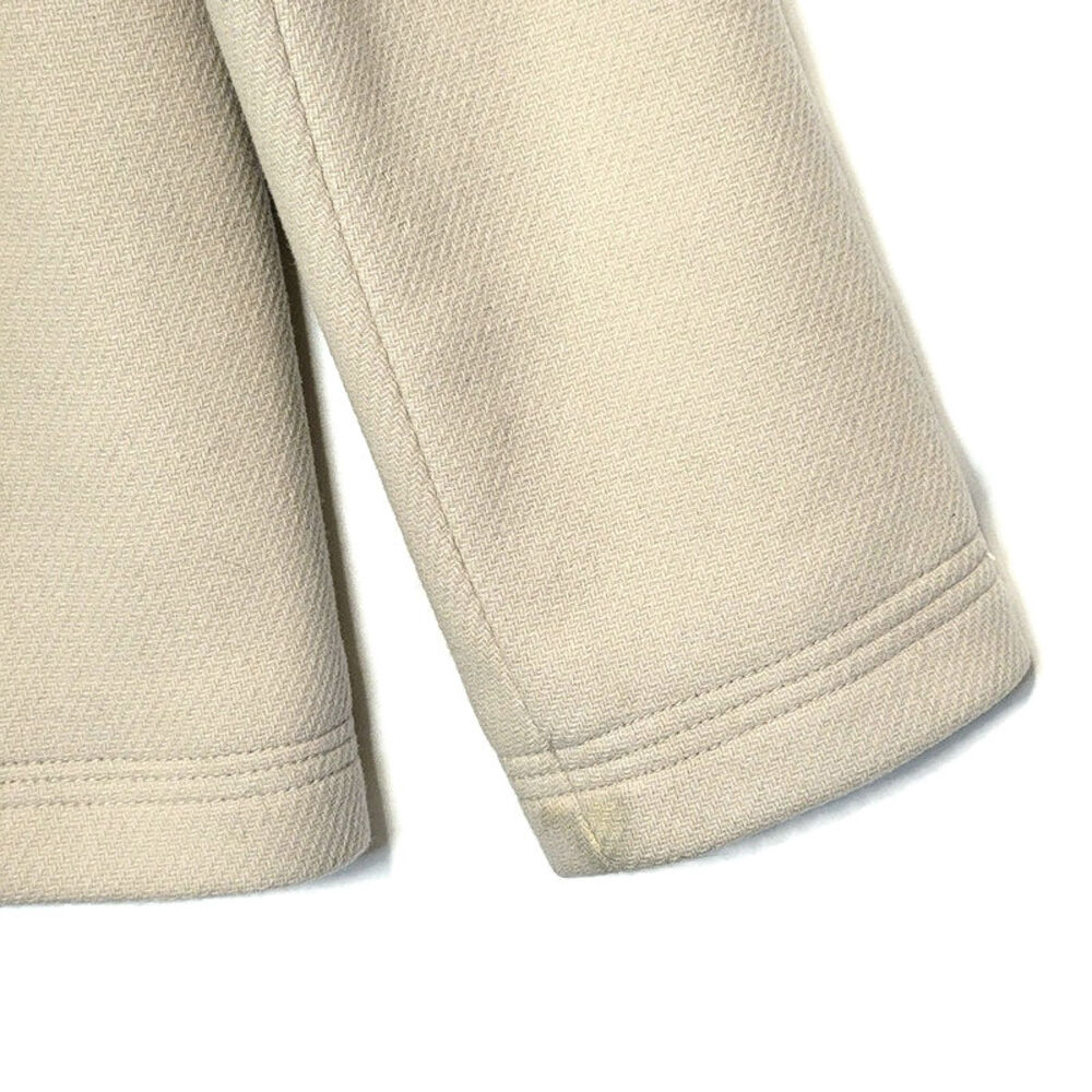 J.Crew Stadium Cloth Wool Cream Peacoat Double Breasted Classic Winter Coat 10T - Picture 10 of 16